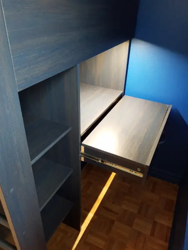 Lit mezzanine simple avec bureau de 39'' in Beds & Mattresses in Longueuil / South Shore - Image 6