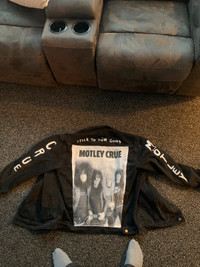 Motley Crüe denim jacket