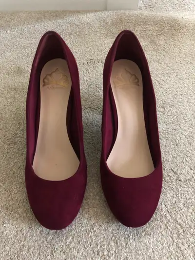 Fergalicious By Fergie Red Suede Heels, View more