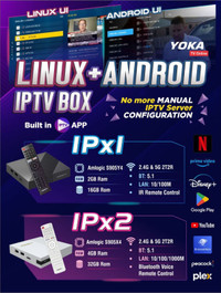 YOKA TV Android/Linux (Dual boot) Box @$90 - https://yokatv.tv/