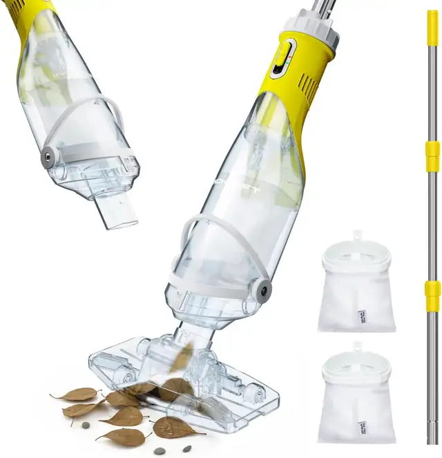 InoKraft Cordless Pool Vacuum Cleaner, Rechargeable, Handheld Po63838169147651120