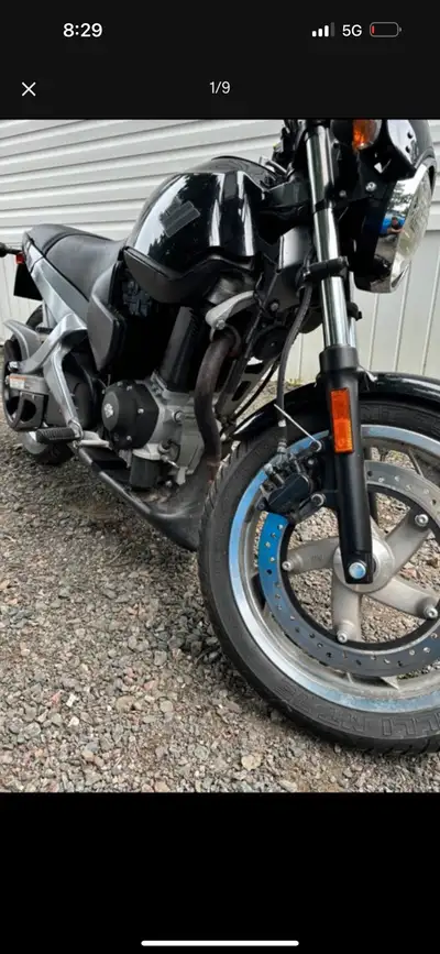 LOW miles, only 3600 miles! (Bike is in miles) Single cylinder, 5 speed manual, belt driven. Open to...