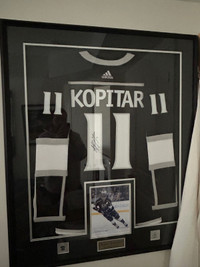 Hockey jersey framed