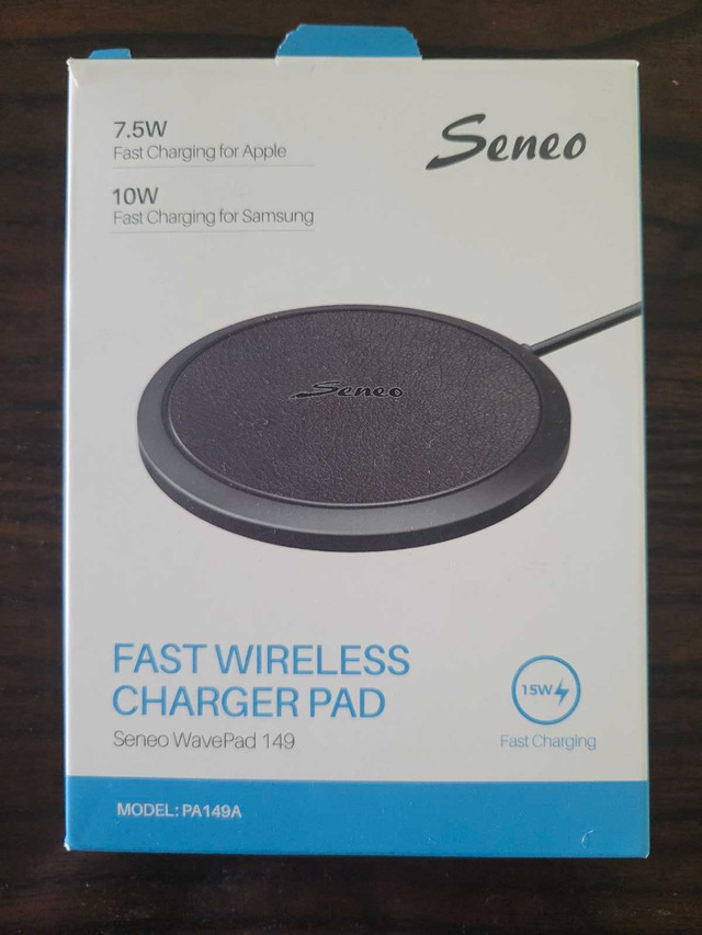 Seneo Fast Wireless Charger Pad in General Electronics in City of Toronto