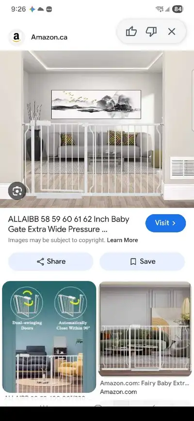 ALLAIBB Baby Gate, View more