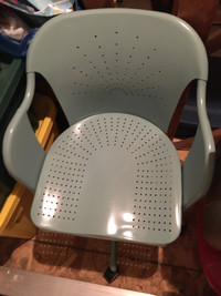 Metal desk chair