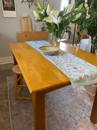 Wood dining table 
