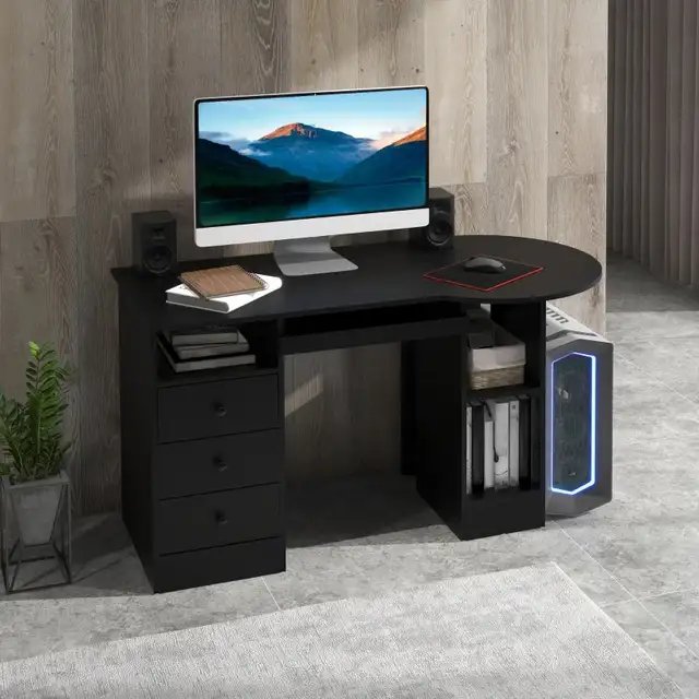 HOMCOM Computer Desk with Storage in Desks in City of Toronto - Image 2