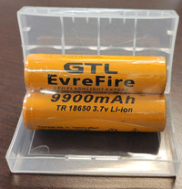 18650, 3.7v Li-ion  Rechargeable Battery 