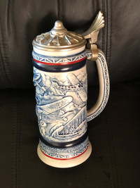 Avon large collectable history of flight beer stein tankard