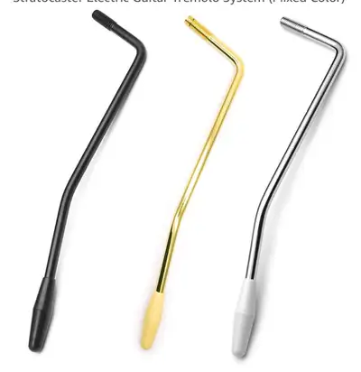 Brand name- New tremolo arm set for Stratocaster-style electric guitars. This pack includes three me...
