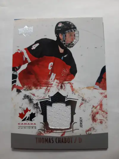 Thomas Chabot 2015 Upper Deck Team Canada Juniors Jersey #128, View more