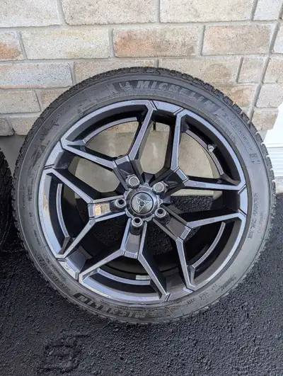 Almost new, only used for one season. Wheels are in excellent condition and off a 2025 Dodge Charger...