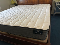 King mattress   with the box  springs 