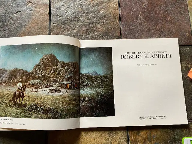 The Outdoor Paintings of Robert K. Abbett  Intro by Gene Hill63406571685507122