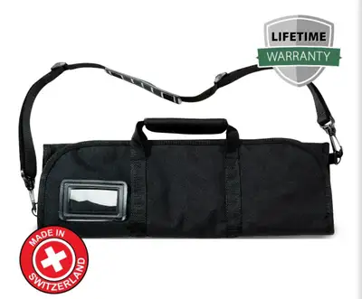 Elevate your culinary game with this gently used Victorinox professional knife roll, perfect for che...