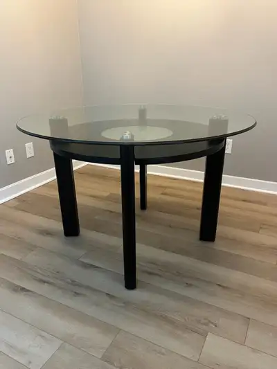 Modern Round Glass Dining Table, View more