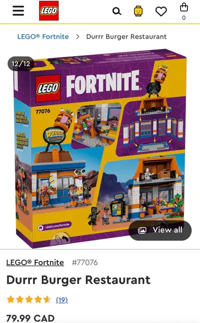 Lego Fortnite Durrr Burger Restaurant, View more