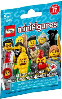 LEGO 71018  MINIFIGURES SERIES 17, COMPLET,PLUS BOX