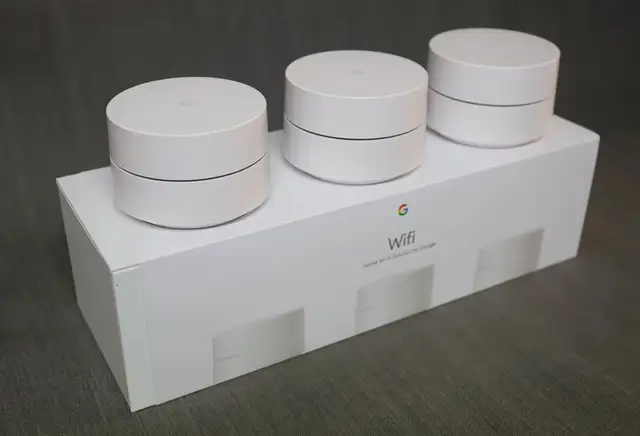 Google Wifi Mesh System - Nest Router + 3 Wifi Pucks + Mounts64661853385345122