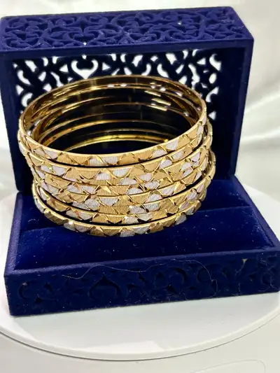 beautiful bangles 24k gold filled , View more