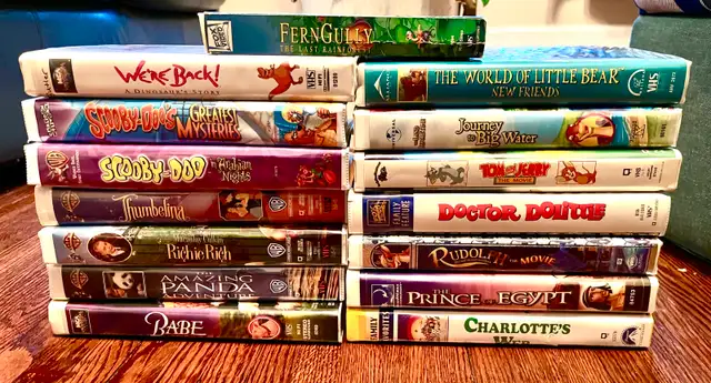 Kids’ VHS Movie Collection - 15 Tapes63351296386819121