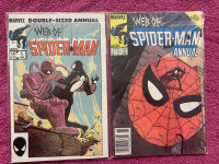 1985 Web of Spider-Man 5-Annuals 1-2-4-5-10
