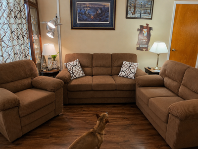 Brand New Corduroy Sofa and Loveseat Set, View more