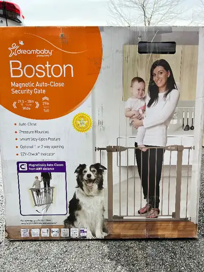 DREAMBABY - Boston Auto Close Magnetic Baby Gate, View more