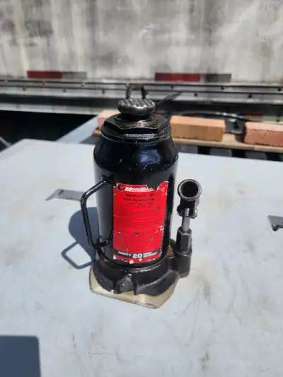 20 Ton Hydraulic Bottle Jack 9 1/2" to 17 7/8" Range W Handle, View more