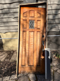 Real Wood Exterior Door 