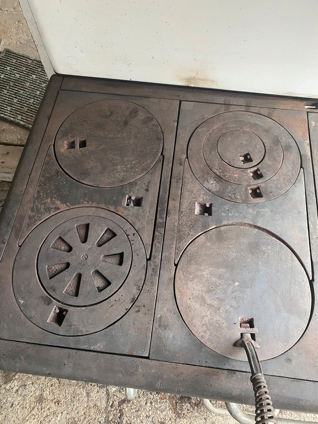 antique clare jewel cast iron wood burning stove and oven Stoves, Ovens & Ranges Hamilton