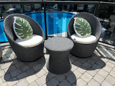 Nautica Outdoor Swivel Conversation Set – Like New, View more