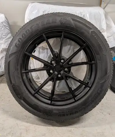 Selling a set of winter wheels and tires that I used on my VW Atlas. They’re 245/60R18 Goodyear Wint...