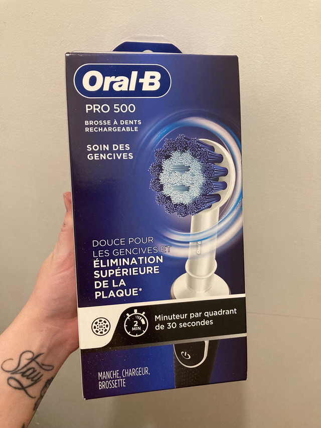 Brand New Oral B Pro 500 Toothbrush  in Health & Special Needs in Kitchener / Waterloo - Image 2