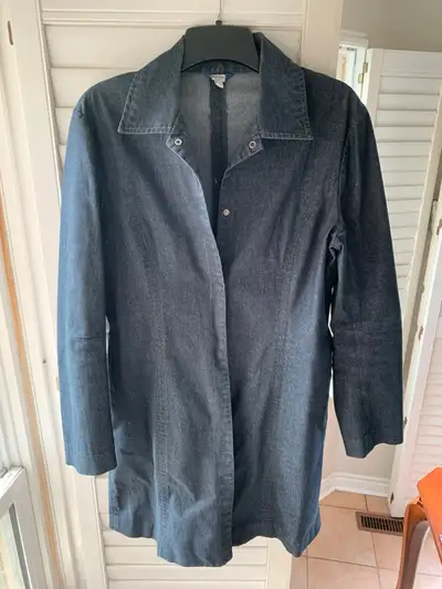 Women Long Stretch Jeans Denim-like Jacket, View more