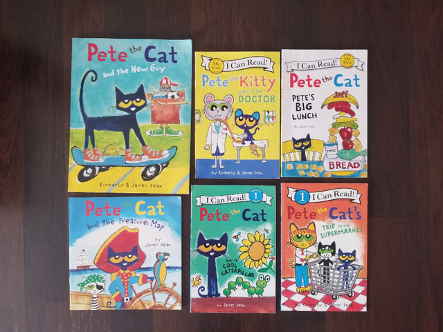 6 Pete the cat books  in Children & Young Adult in Lethbridge