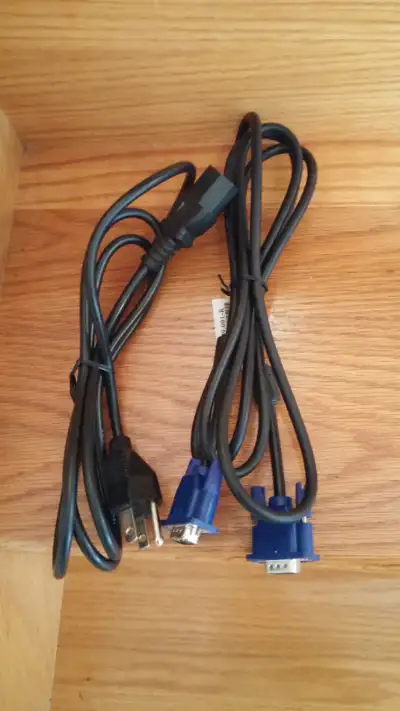 VGA cable and Power cable sale, View more