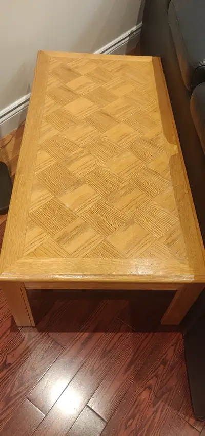 wooden coffee table, View more