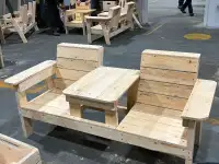New outside  single/double wood chair - Chaises extérieures bois
