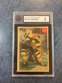 1954-55 Parkhurst Cal Gardner Bruins #53 KSA 3