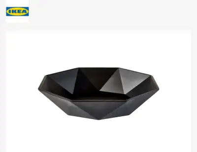Arbete Decorative Black Bowl BRAND NEW, View more