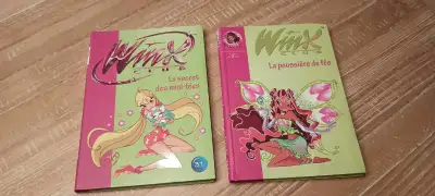 18 Livres collection Rose jeunesse : Winx à 3$ chq, View more