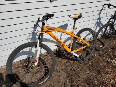 kranked republic urban hybrid bike 24 inches Shocks Front disc brake Ready to roll