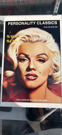 Personality Classics Marilyn Monroe Illustrated Biography Mag. 