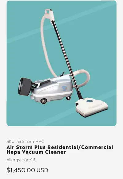Air Storm Plus Residential/Commercial Vacuum Cleaner, View more