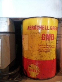 SHELL aeroshell grease 5lb tin unopened very very rare!!!