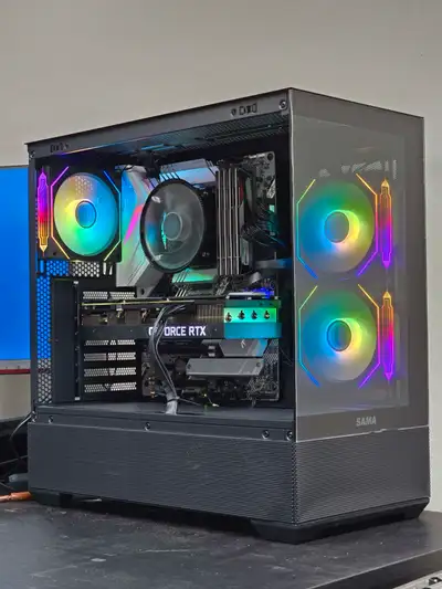 Specs: CPU: Intel i7-11700F COOLER: Cooler Master Air Fan Cooler RAM: DDR4 32GB 3200Mhz RAM MOTHERBO...