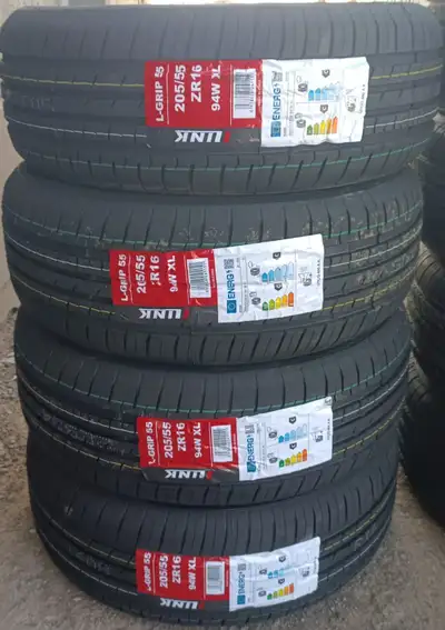 Hi currently selling a *full BRAND NEW All Season 4 tire set 205/55/ZR17. ILink is the brand comes w...