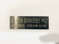 Aaron Rodgers Nameplate